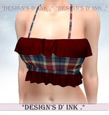 Carry Top - Plaid Red Cherry