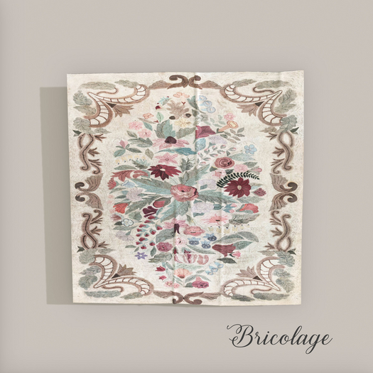 Bricolage Vintage Floral Hook Rug
