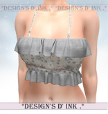 Amanda Top - Floral Grey