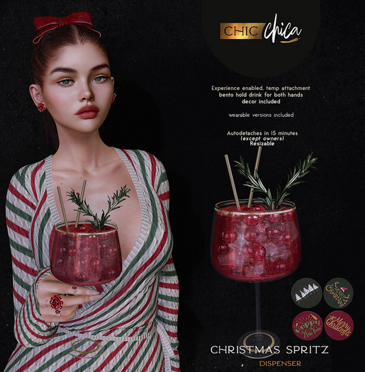 :::ChicChica::: Cristmas Spritz Dispenser