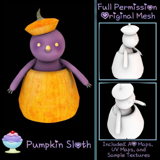 [Sherbert] Full Perm Pumpkin Sloth (ADD)