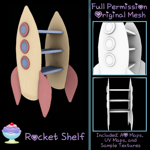 [Sherbert] Full Perm Rocket Shelf (ADD)