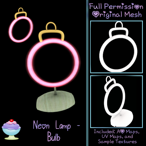 [Sherbert] Full Perm Neon Lamp - Bulb (ADD)