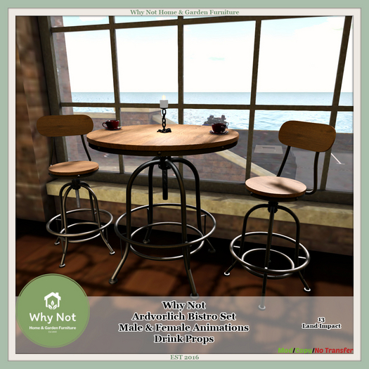 Why Not - Ardvorlich Bistro Set-Boxed