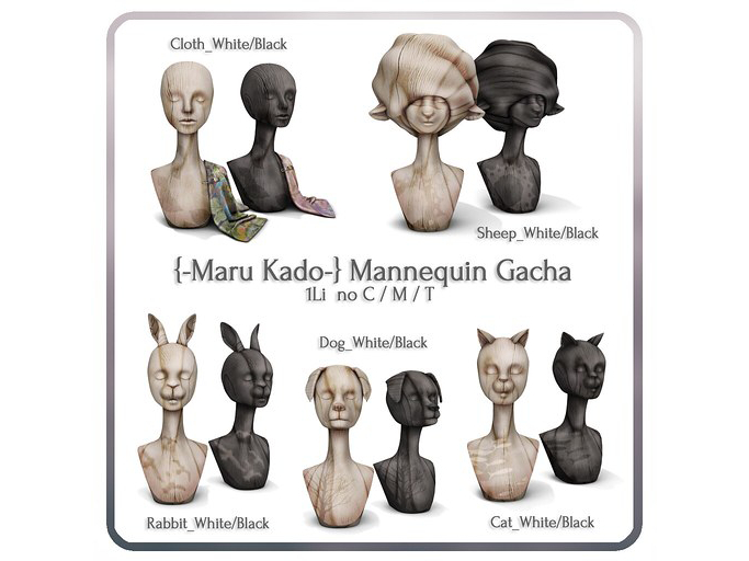 {-MK-} mannequin_Cloth (White/1Li)