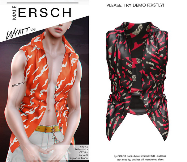 ERSCH - Wyatt Top pat -sparkles-
