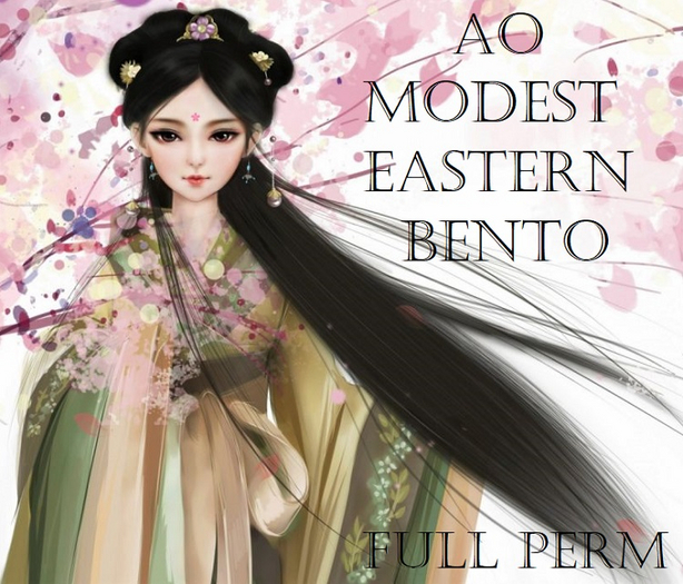 Second Life Marketplace - AO modest eastern FEMALE Bento Full Perm