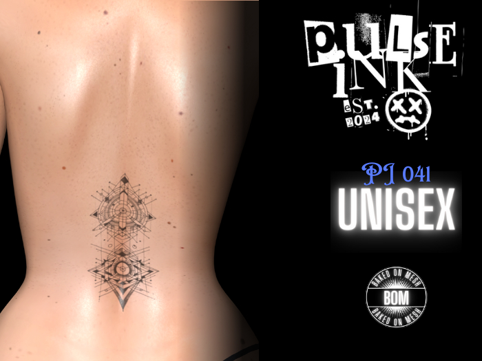 Pulse Ink - "Celestial Alignment" Tattoo (Unisex, BOM)