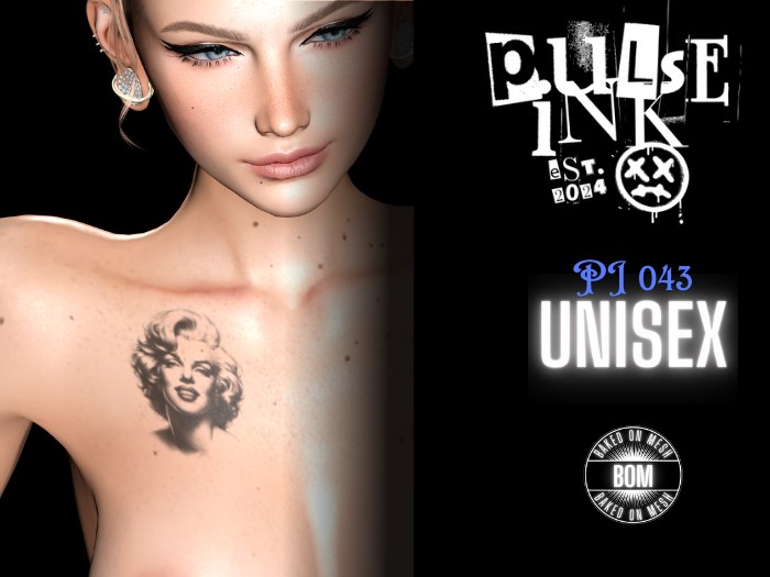 Pulse Ink - "Timeless Icon" Tattoo (Unisex, BOM)