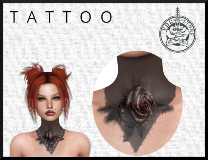 FDG TATTOO rose neck[2K]