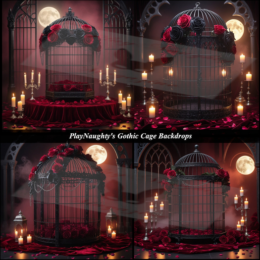 PlayNaughty Cage Backdrops