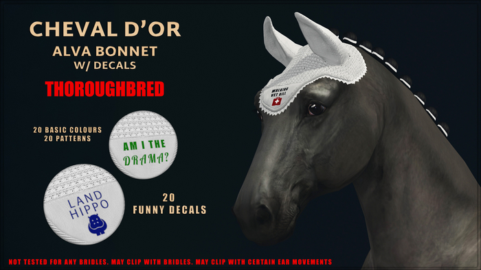 Cheval D'or / Teeglepet Thoroughbred / Alva Bonnet. [HUD]