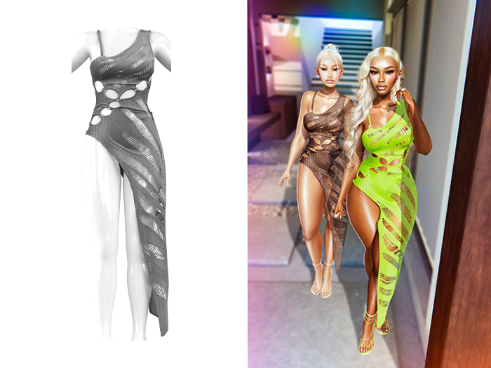 [Brior] Miami Dress - (Grey)