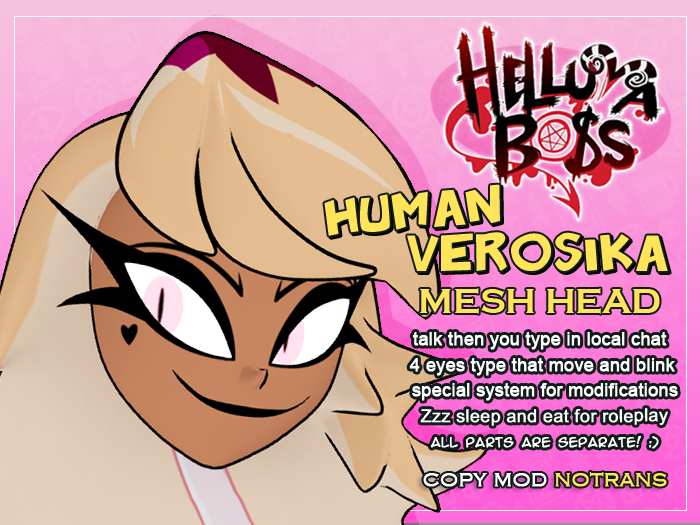 Helluva Boss - Verosika human head