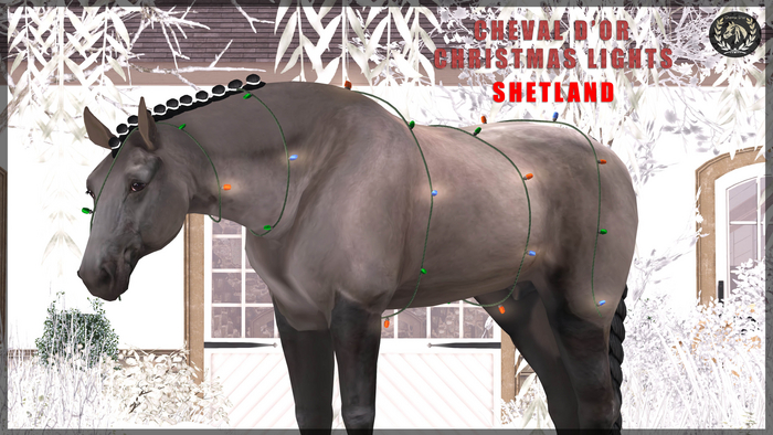 Cheval D'or / Teeglepet Shetland / Christmas Lights.[HUD]