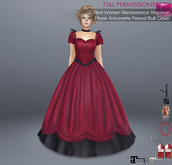 MI962476 Red Women Renaissance Victorian  Marie Antoinette Peri