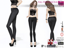 Full Perm Women's Skinny Pants With Bottom Zips Slink Maitreya 5.3 LaraX Belleza Ocacin And Classic Ebody Reborn Legacy