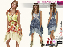 Full Perm Female Boho Style Dress V.1 Slink Maitreya 5.3 LaraX Belleza Ocacin Tonic TMP and Classics Ebody Reborn Legacy