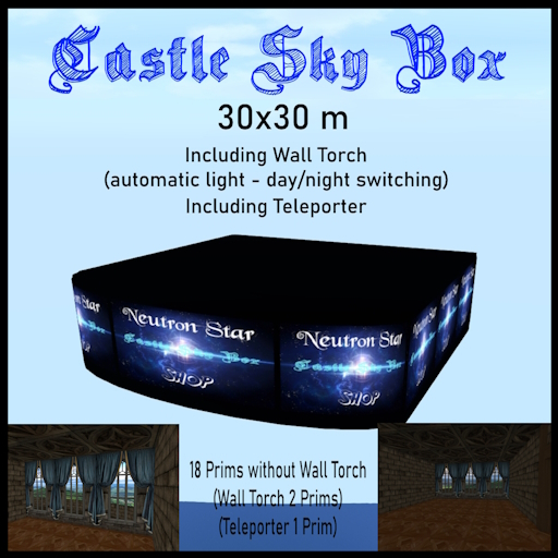 Castle Sky Box 30x30