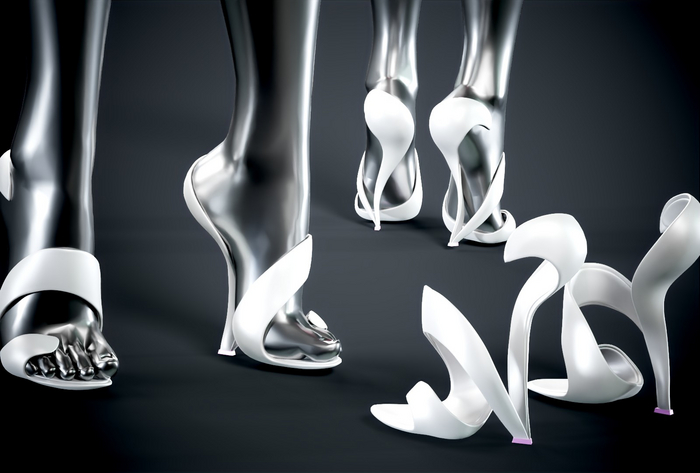 Vika Heels White