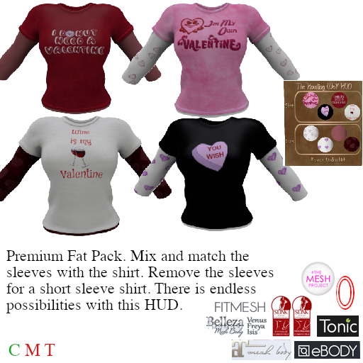 **THW Fasions** Premium Fat Pack  Valentine F