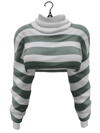 aprelle meghan sweater sagestripe