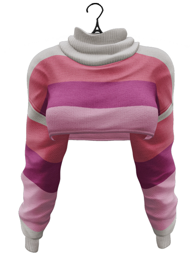 aprelle meghan sweater pinkstripe