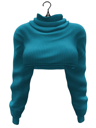 aprelle meghan sweater cerulean