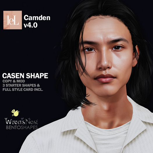 LELUTKA CAMDEN SHAPE - { wren's nest } - Casen