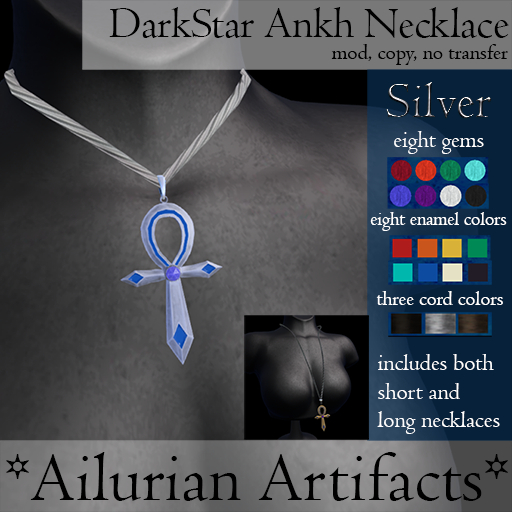 *AA* Darkstar Ankh silver