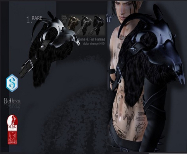 1.::GB::Bone & Fur Harnes(fix) RARE