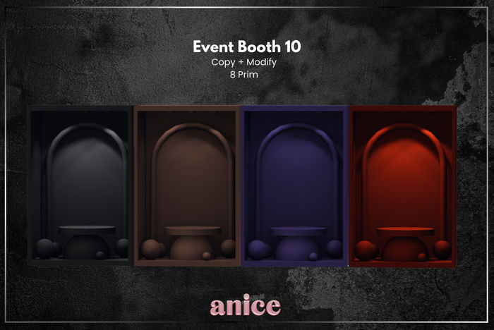 ANICE - Event Booth 10 - Red