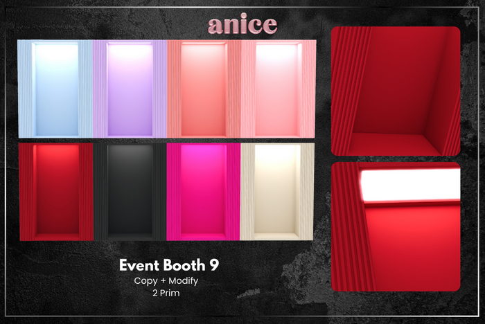 ANICE - Event Booth 9 - Salmon