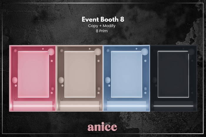 ANICE - Event Booth 8 - Black