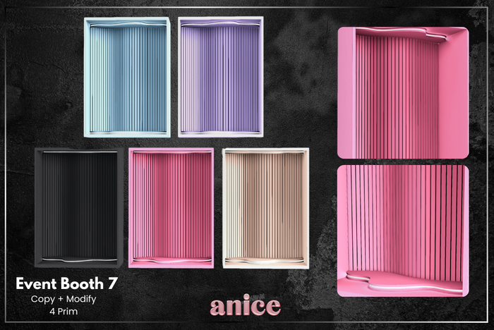 ANICE - Event Booth 7 - Pink