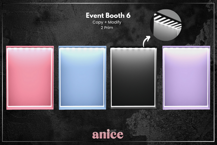 ANICE - Event Booth 6 /  Lilac