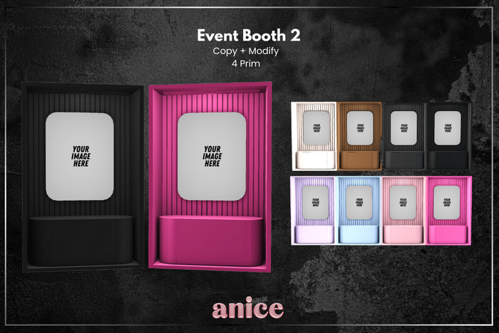 ANICE - Event Booth 2 - Pink