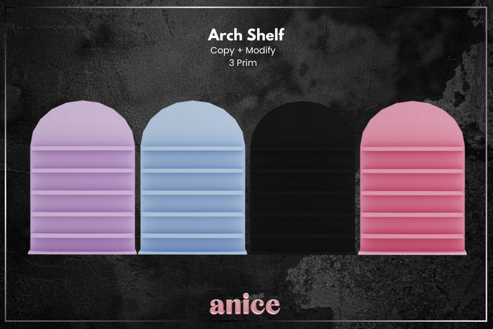 ANICE - Arch Shelf - FATPACK