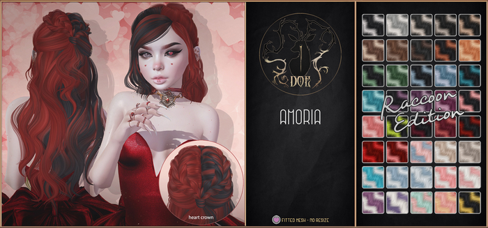 . Doe . Amoria . Raccoon . 