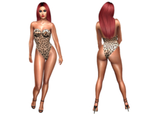 Kathy-Leopard Print Bodysuit For Legacy