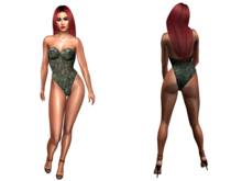 Kathy-Camo Print Bodysuit For Legacy Body