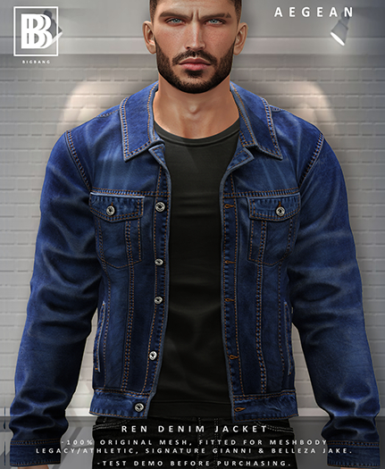[BB] Ren Denim Jacket - Aegean