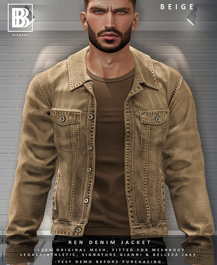[BB] Ren Denim Jacket - Beige