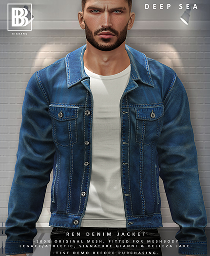 [BB] Ren Denim Jacket - Deep Sea