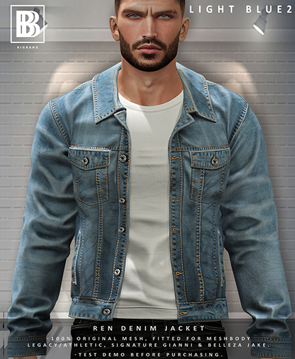 [BB] Ren Denim Jacket - Light Blue 2