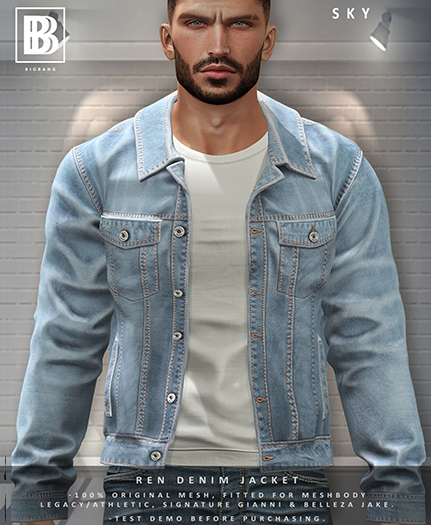 [BB] Ren Denim Jacket - Sky