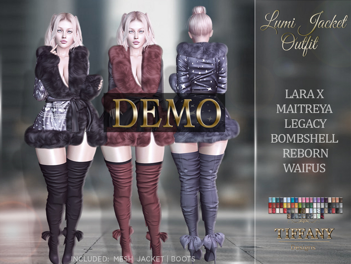 ::TD:: Lumi Jacket Outfit [Mesh] DEMO + Lara X