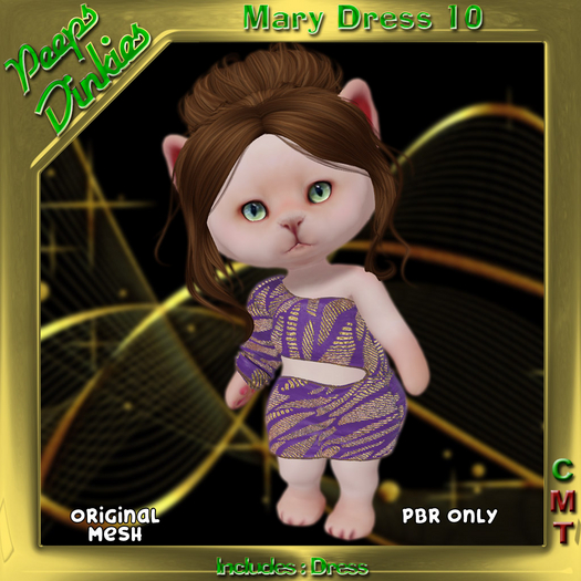 Peeps Dinkies Mary Dress Pattern 10