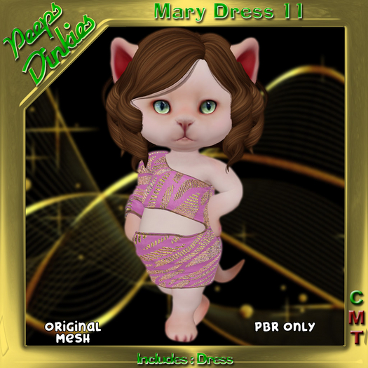 Peeps Dinkies Mary Dress Pattern 11