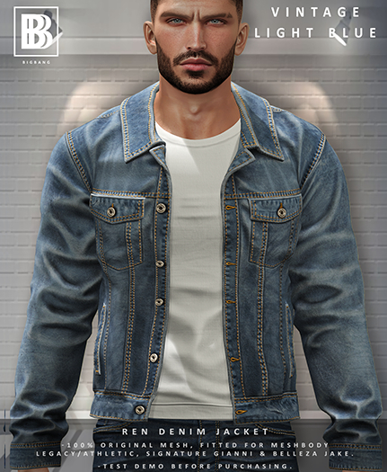 [BB] Ren Denim Jacket - Vintage Light Blue